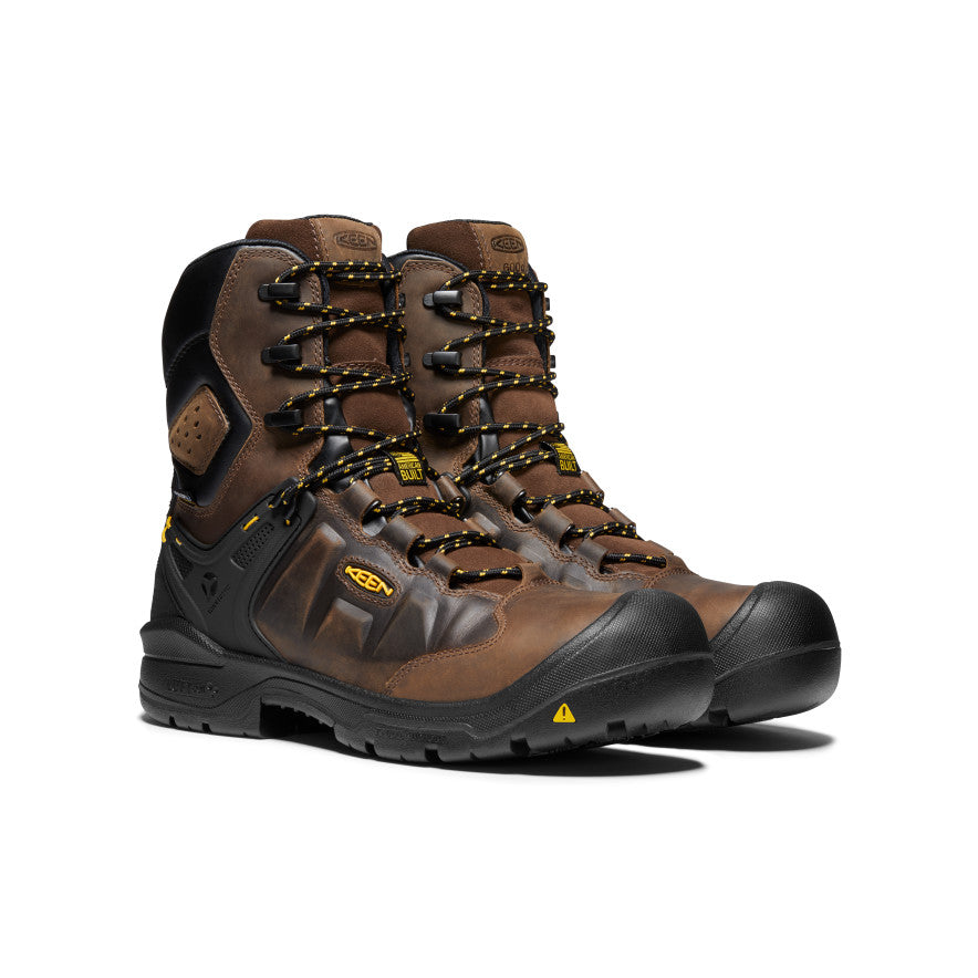 Men's Dover 8" Insulated Waterproof Boot (Carbon Toe) | Dark Earth/Black