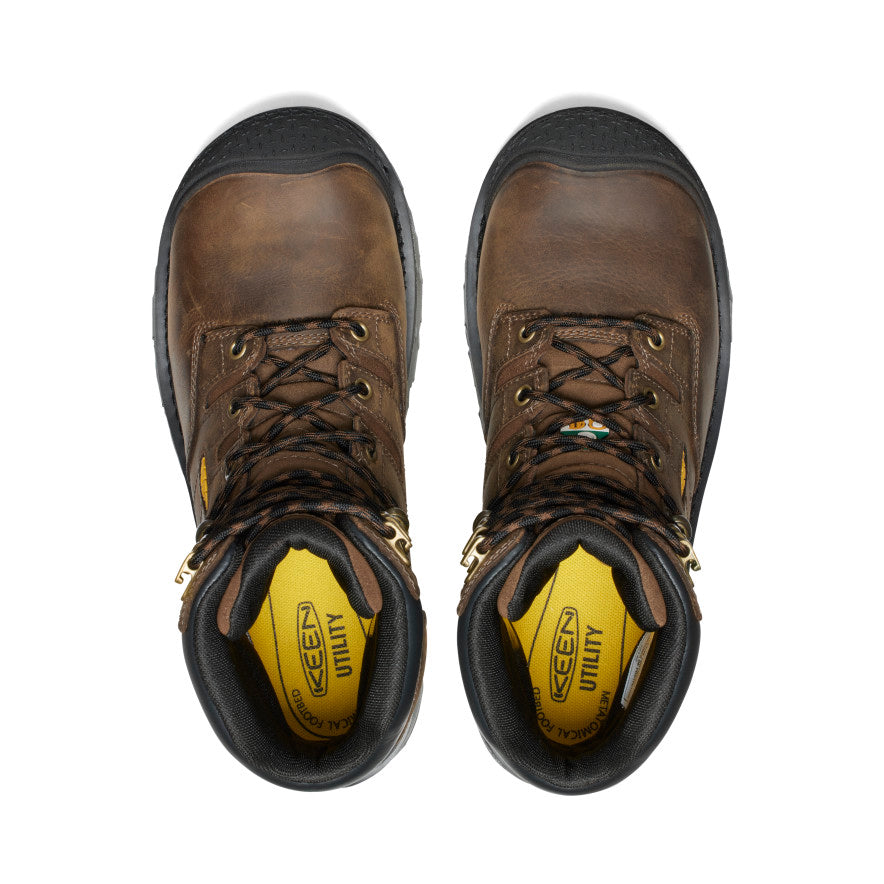 Men's CSA Camden 8" Waterproof Boot (Carbon Toe) | Dark Earth/Black