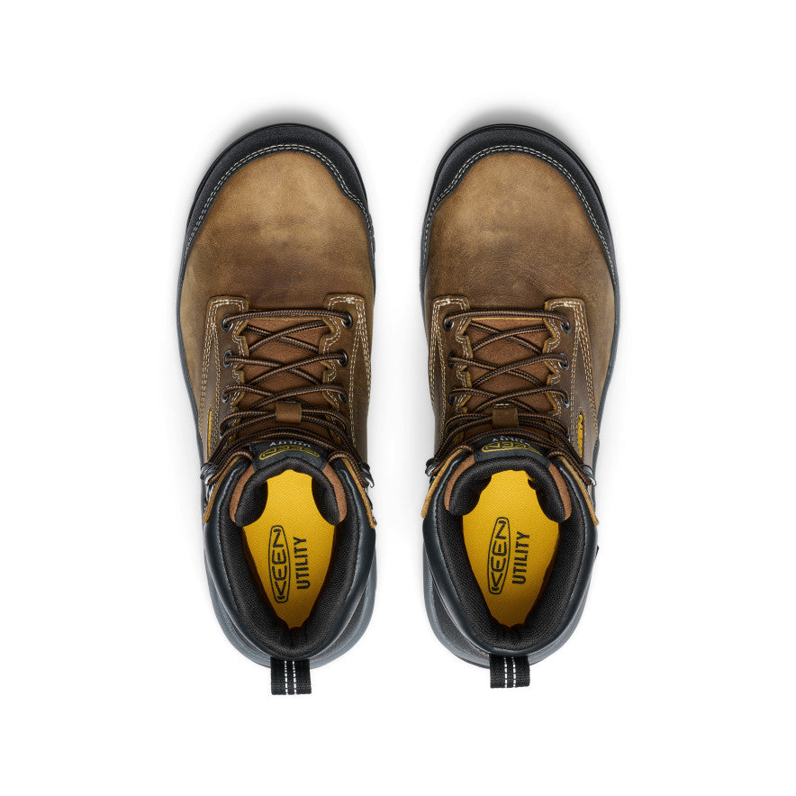 Men's Evanston 6" Waterproof Boot INT MET (Carbon Toe) | Bison/Black