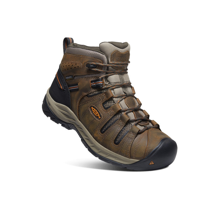 Men's Flint II Waterproof Mid (Soft Toe) | Black Olive/Brindle