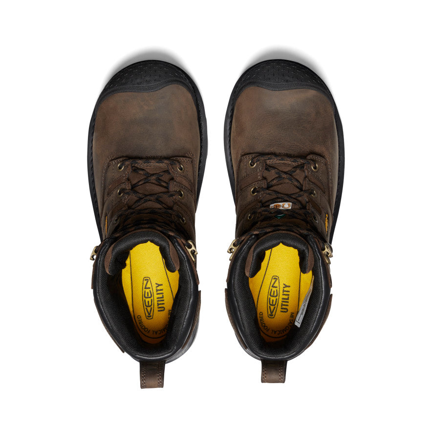 Men's CSA Camden 6" Waterproof Boot (Carbon Toe) | Dark Earth/Black