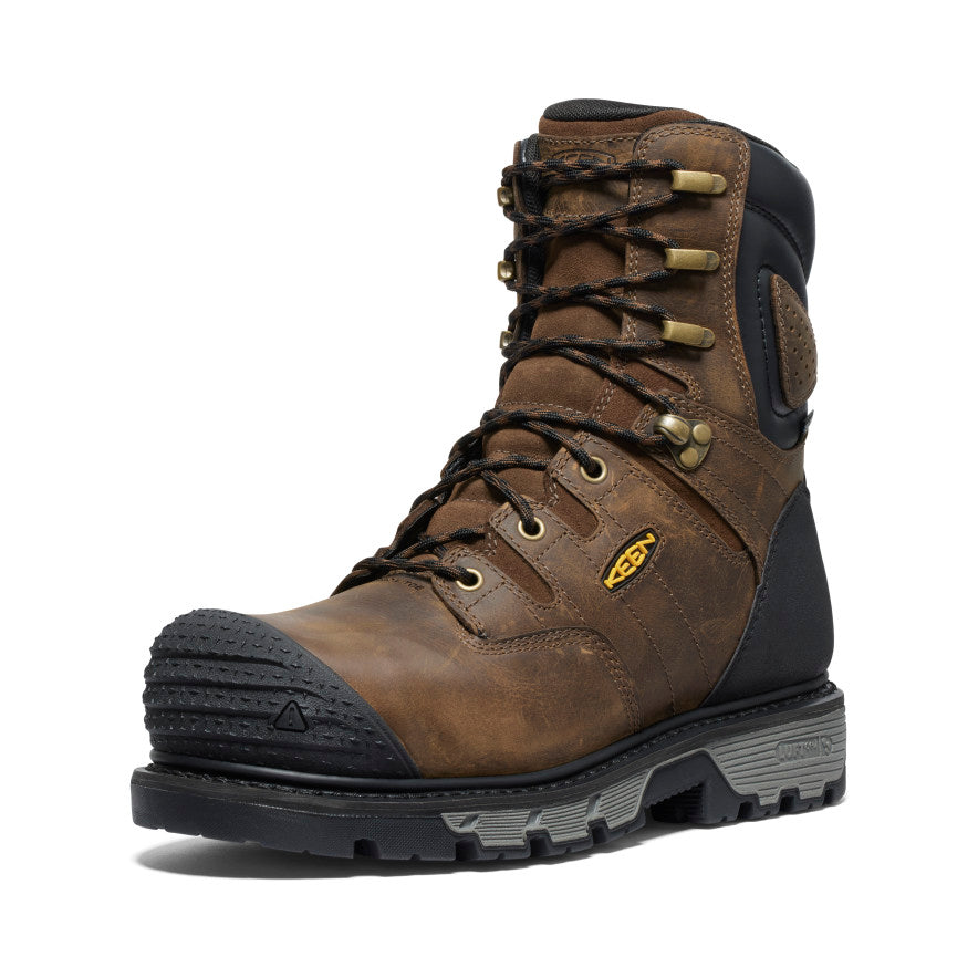 Men's CSA Camden 8" Waterproof Boot (Carbon Toe) | Dark Earth/Black