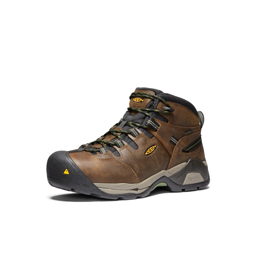 Men's Detroit XT Waterproof Boot (Steel Toe) | Cascade Brown/Bronze Green