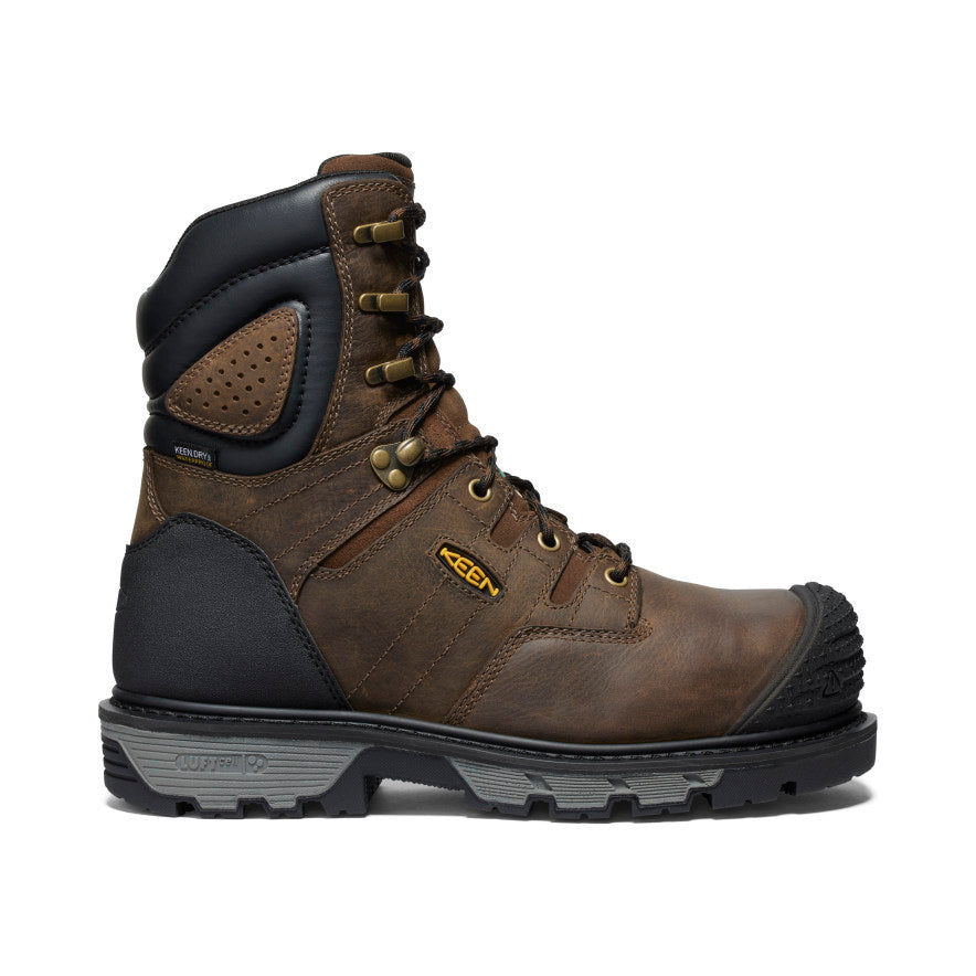 Men's CSA Camden 8" Waterproof Boot (Carbon Toe) | Dark Earth/Black
