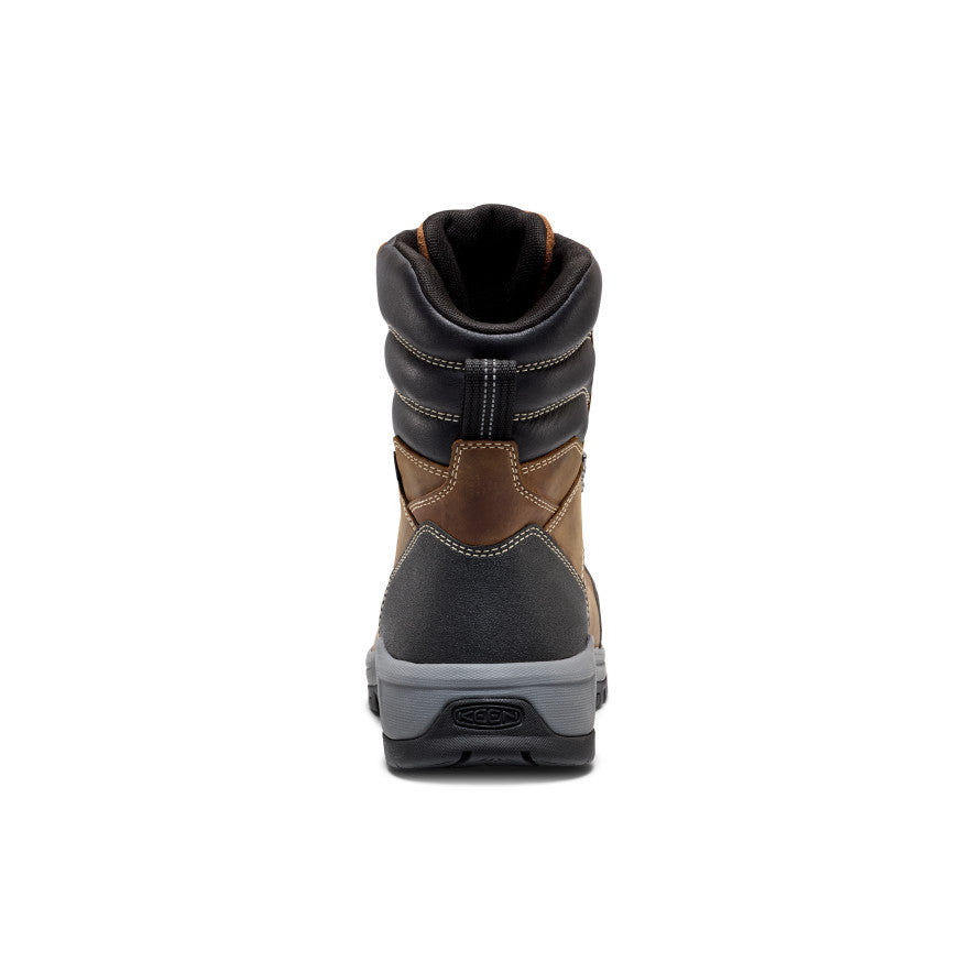 Men's Evanston 8" Waterproof Work Boot (Carbon Toe) | Bison/Black