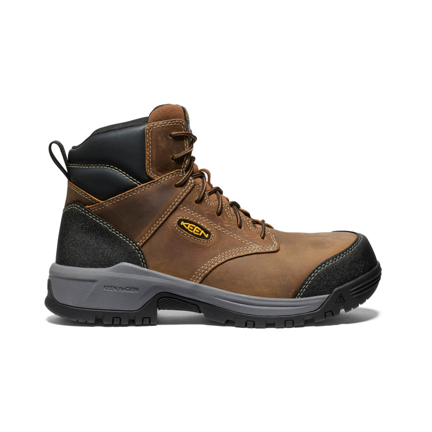 Men's Evanston 6" ESD Boot (Carbon Toe) | Bison/Black