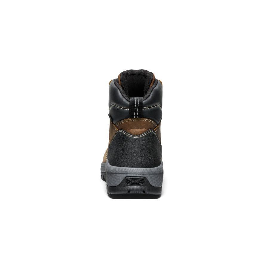 Men's Evanston 6" Waterproof Boot (Soft Toe) | Bison/Black
