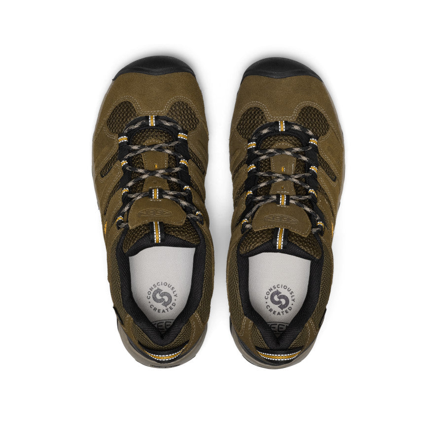 Men's Koven Waterproof Hiking Shoe | Dark Olive/Symphonic Sunset