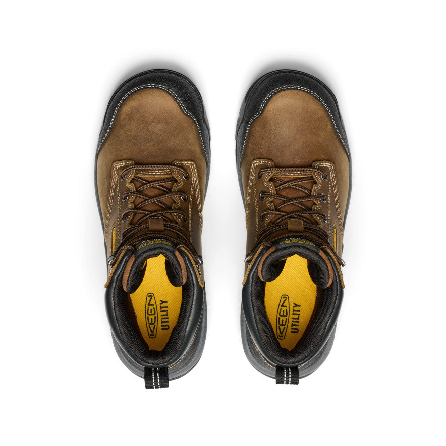 Men's Evanston 6" Waterproof Boot (Soft Toe) | Bison/Black