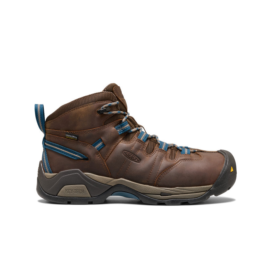 Men's Detroit XT Waterproof Boot (Steel Toe) | Cascade Brown/Orion Blue