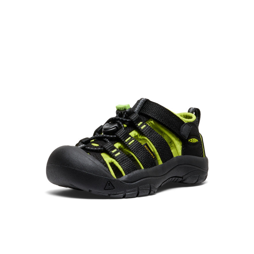 Little Kids' Newport H2  |  Black/Lime Green