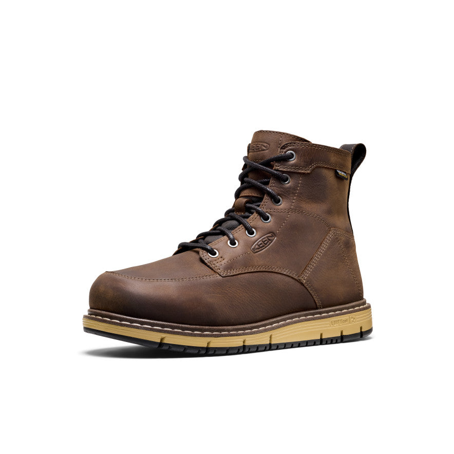 Men's San Jose 6" Waterproof Boot (Aluminum Toe)  |  Cascade Brown/Black