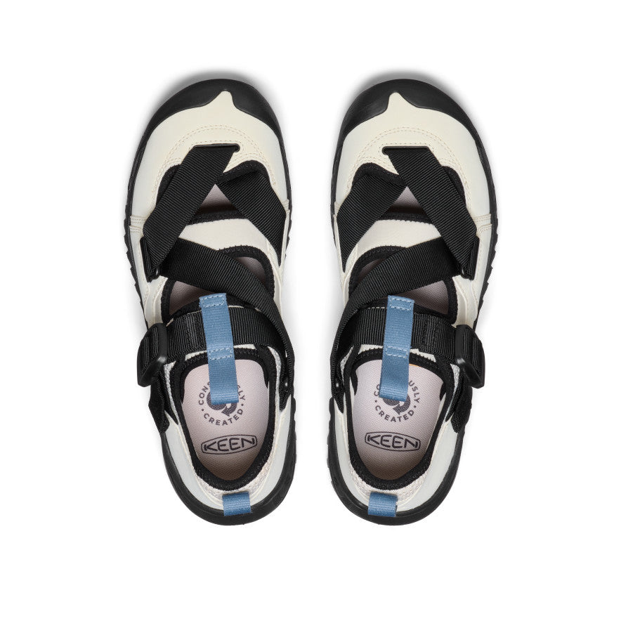 All Gender Hoodzerra Sandal  |  Silver Birch/Black