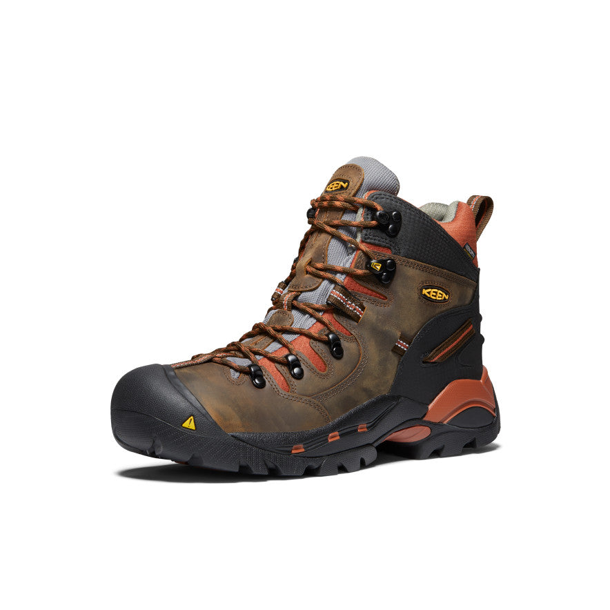 Men's Pittsburgh 6" Waterproof Boot (Soft Toe)  |  Cascade Brown/Bombay Brown