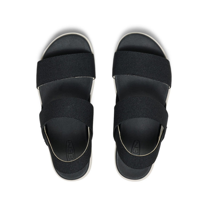 Women's Elle Backstrap Sandal Wide  |  Black