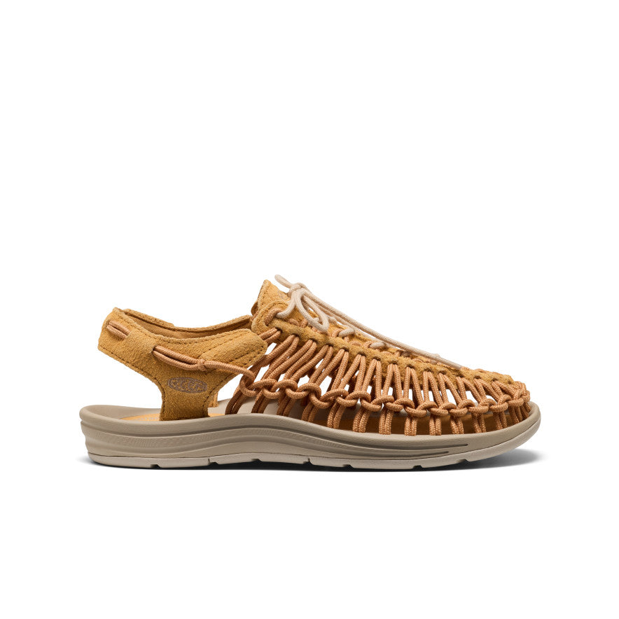 All Gender UNEEK Leather Sneaker  |  Oak Buff/Plaza Taupe