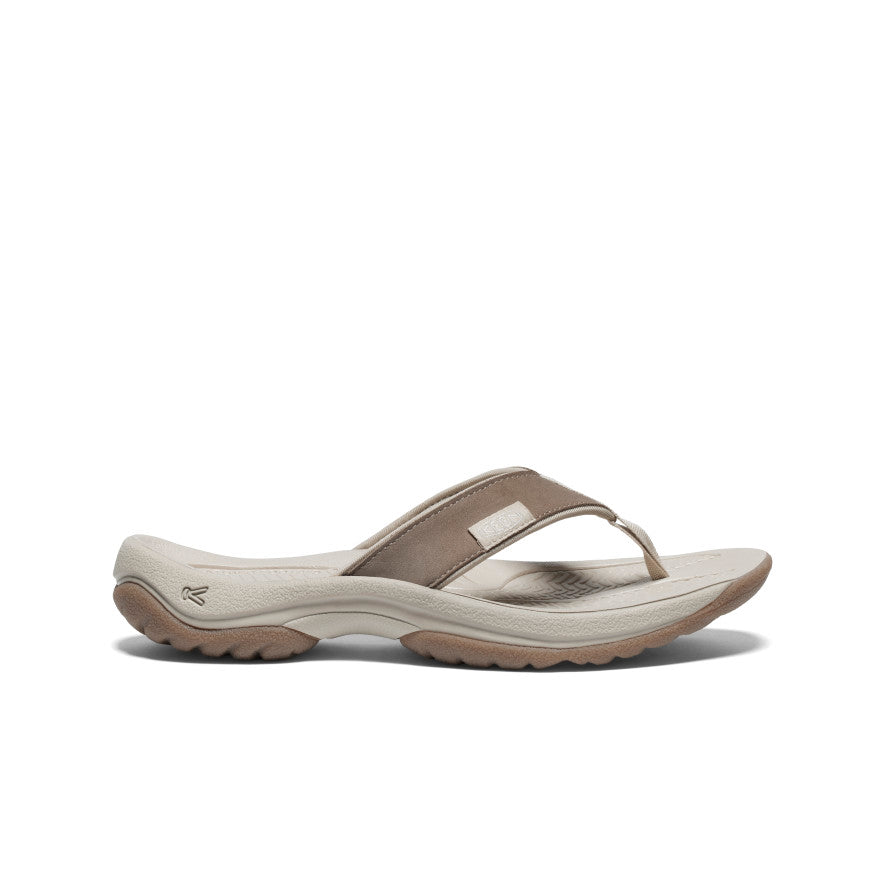 image|one|both|both|Women's Kona Leather Flip-Flop - Side Image