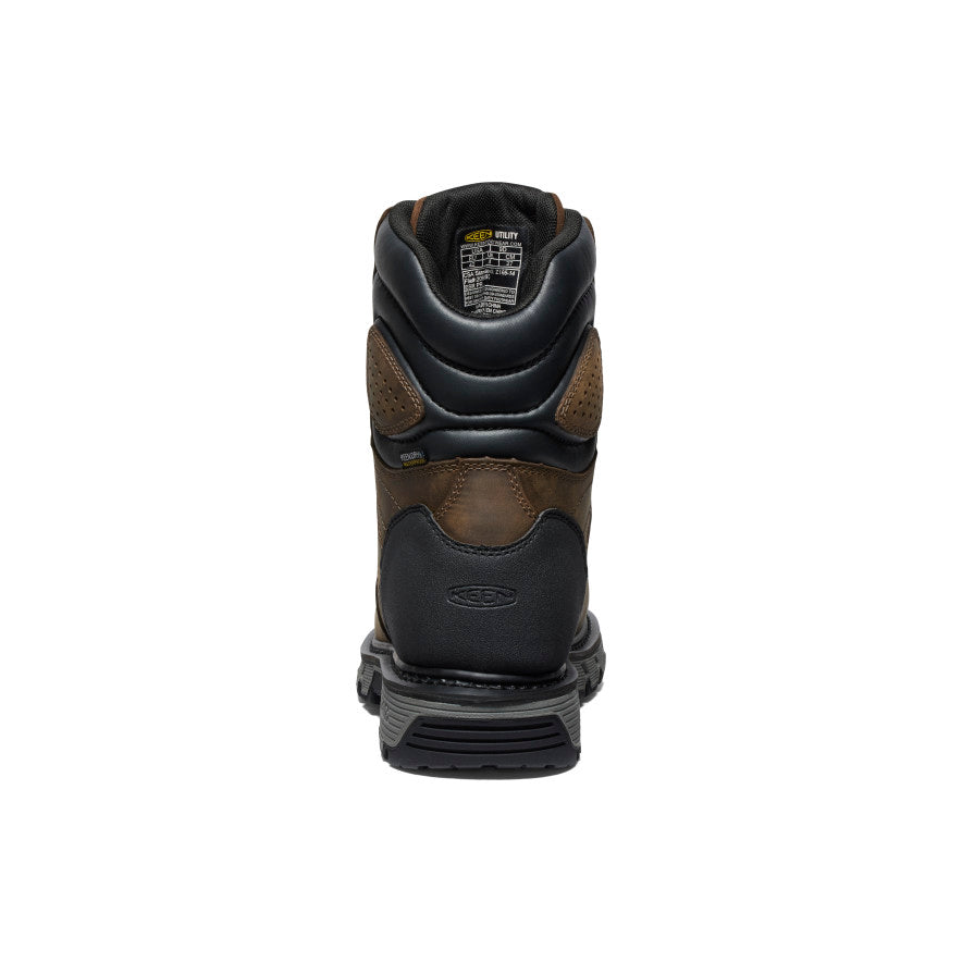 Men's CSA Camden 8" Waterproof Boot (Carbon Toe)  |  Dark Earth/Black