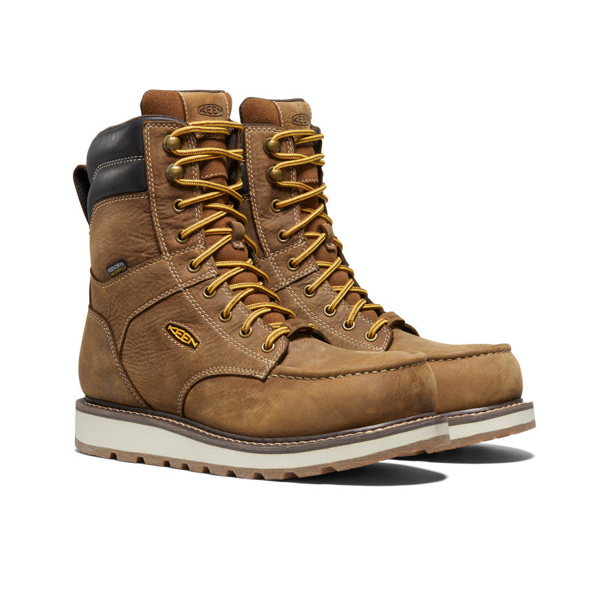 Men's Cincinnati 8" Waterproof Boot (Carbon Toe)  |  Belgian/Sandshell