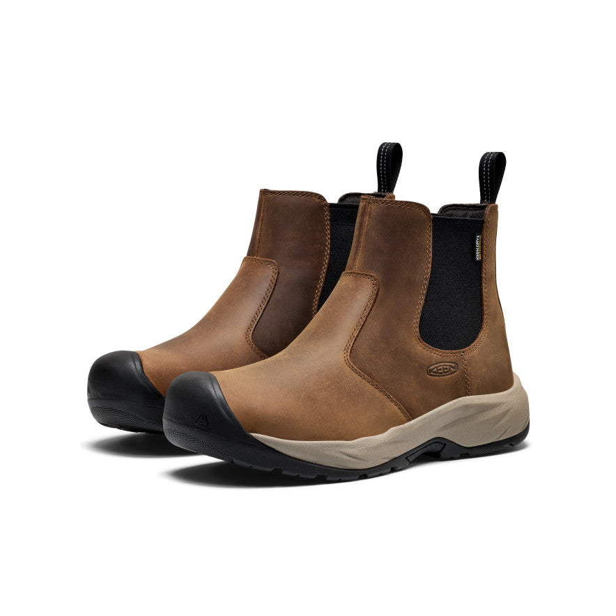 image|one|both|both|Men's Highframe Chelsea Waterproof Work Boot (Soft Toe) - Pair Angle Image