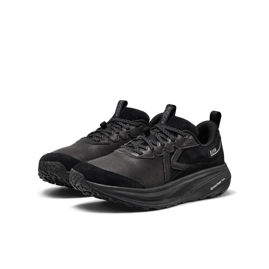 Men's Roam Leather Trail Running Shoe  |  Black/Black