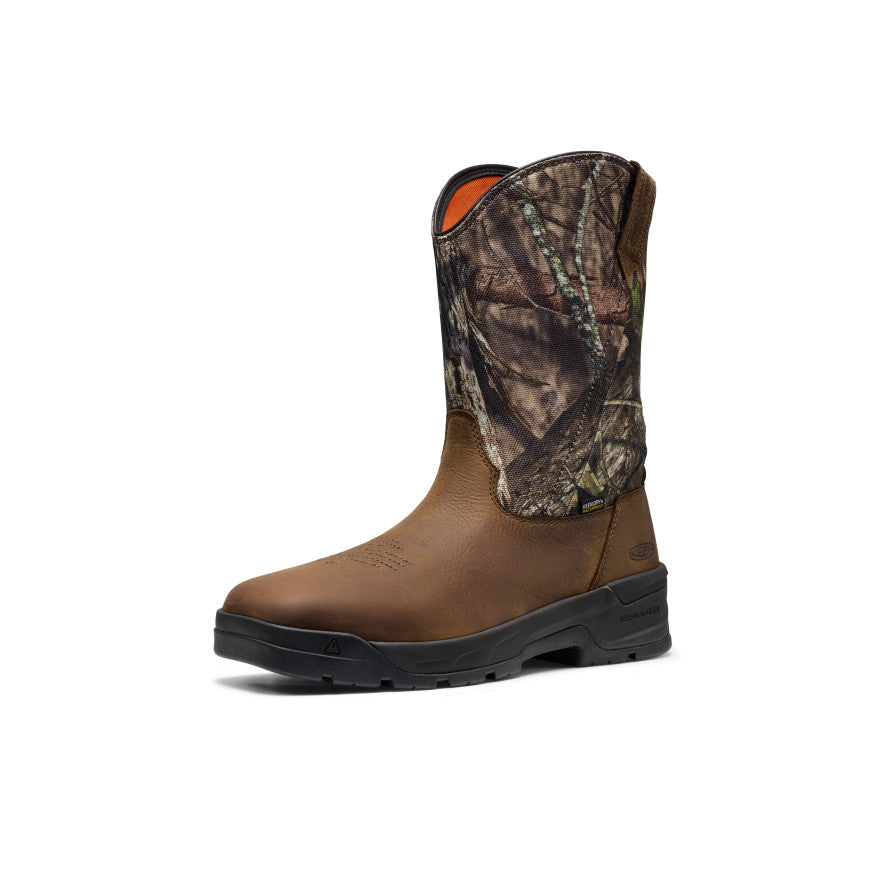 Men's Flatland Pull-On Waterproof Work Boot (Soft Toe)  |  MOSSY OAK®  BREAK-UP COUNTRY©®