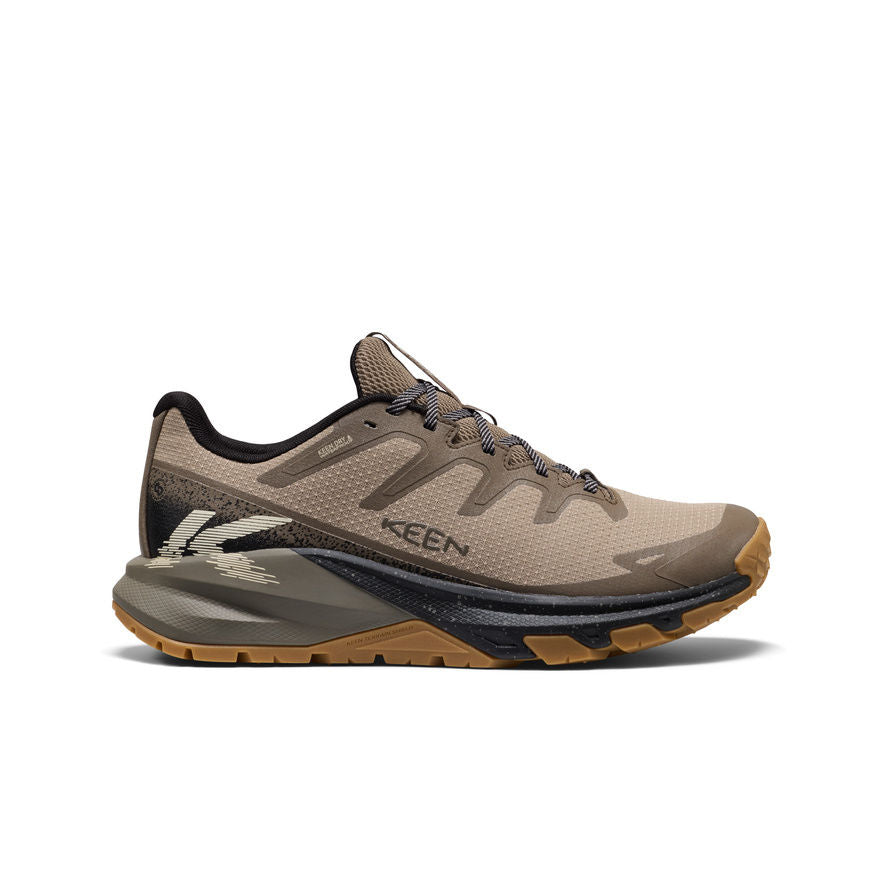 Men's Targhee Apex Wide Waterproof Hiking Shoe  |  Brindle/Canteen