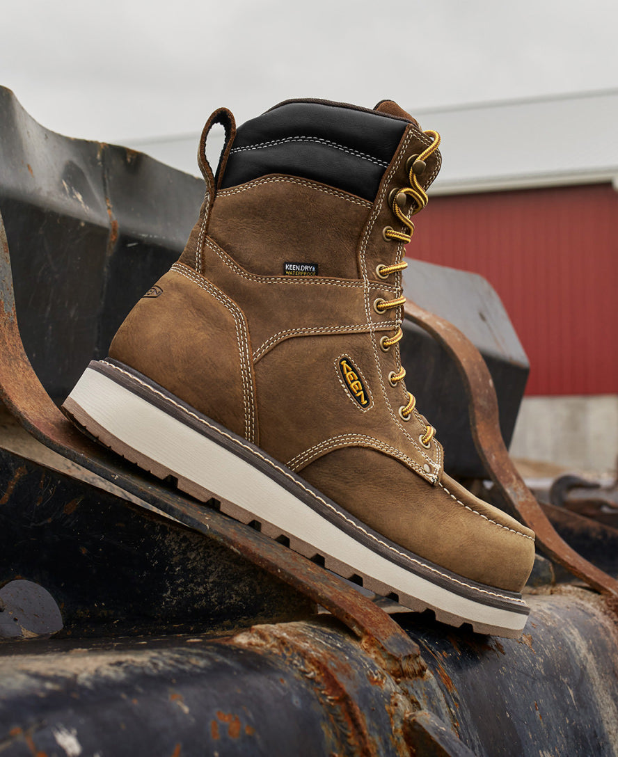 Men's Cincinnati 8" Waterproof Boot (Carbon Toe)  |  Belgian/Sandshell