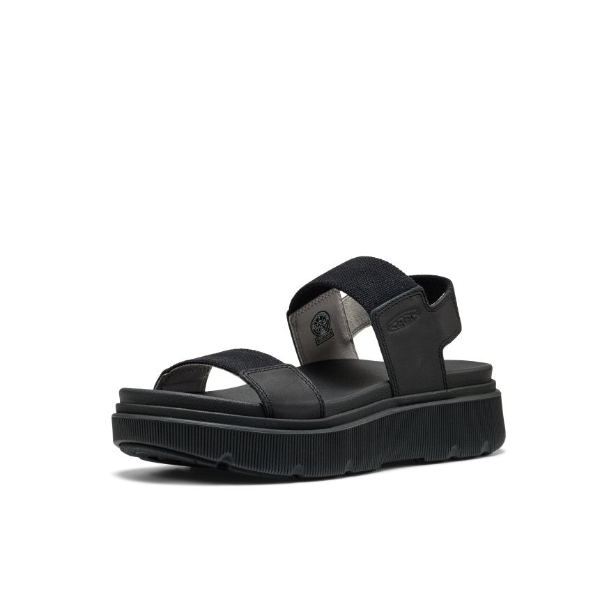 Women's Elle Mila Backstrap Sandal  |  Black/Black