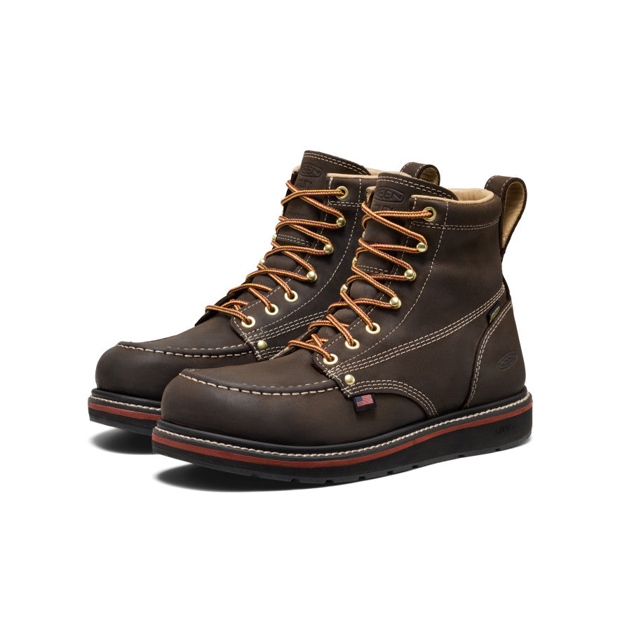 Men's Liberty 6" Waterproof Boot (Carbon Toe)  |  Coffee Bean/Black