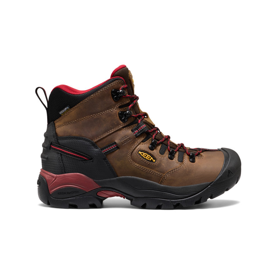 Men's Pittsburgh Energy 6" Waterproof Boot (Carbon Toe)  |  Bison/Black