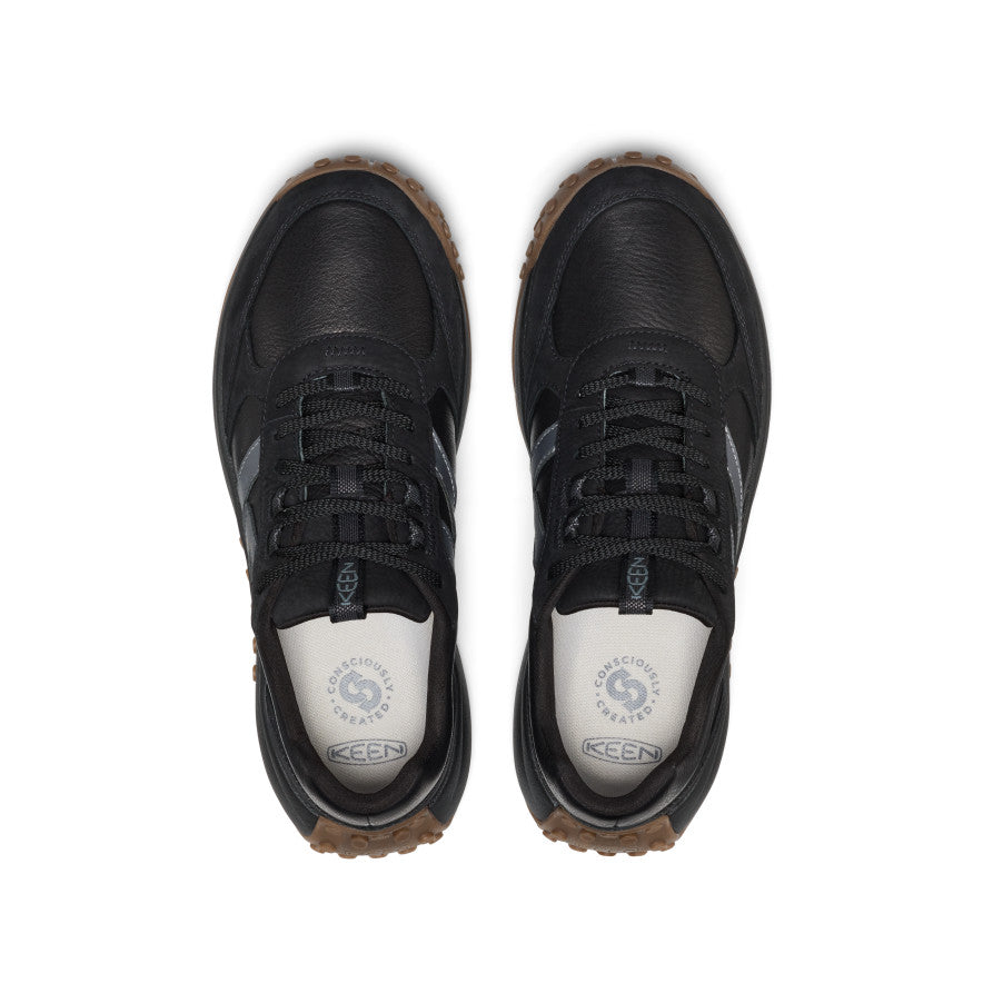 Men's KS86 Leather Sneaker  |  Black