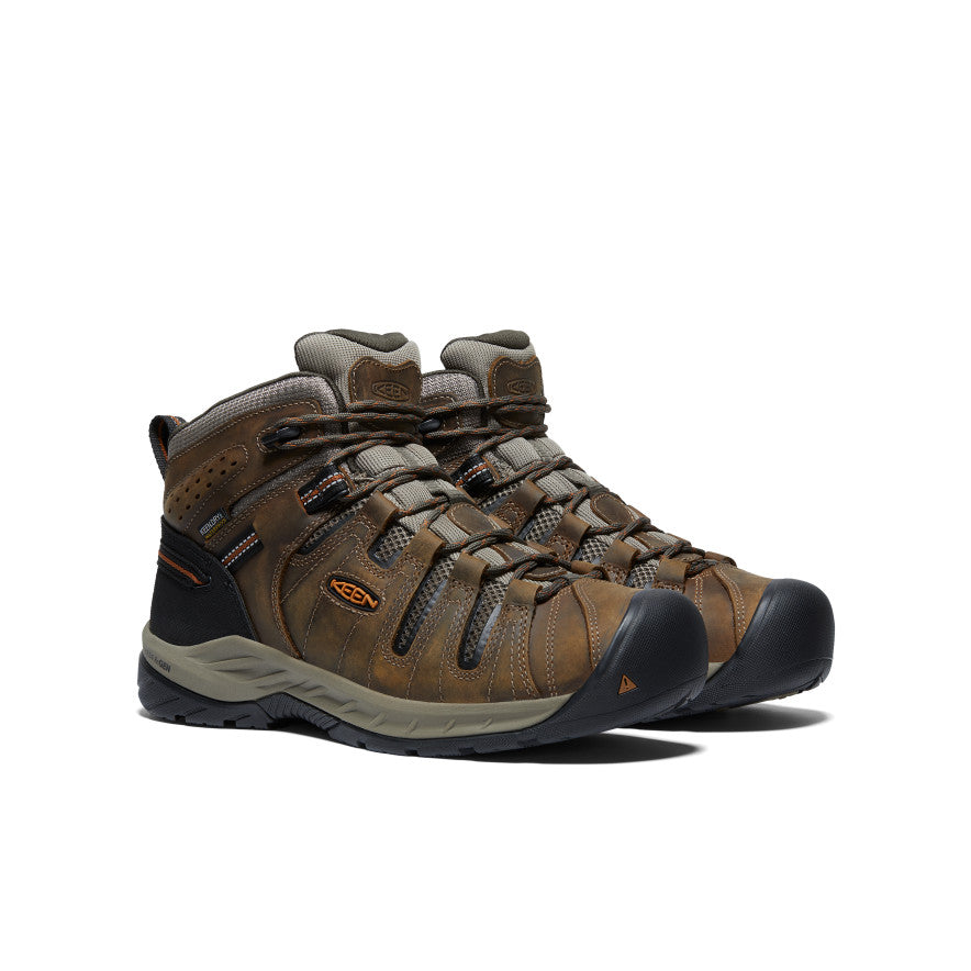 Men's Flint II Waterproof Mid (Soft Toe)  |  Black Olive/Brindle